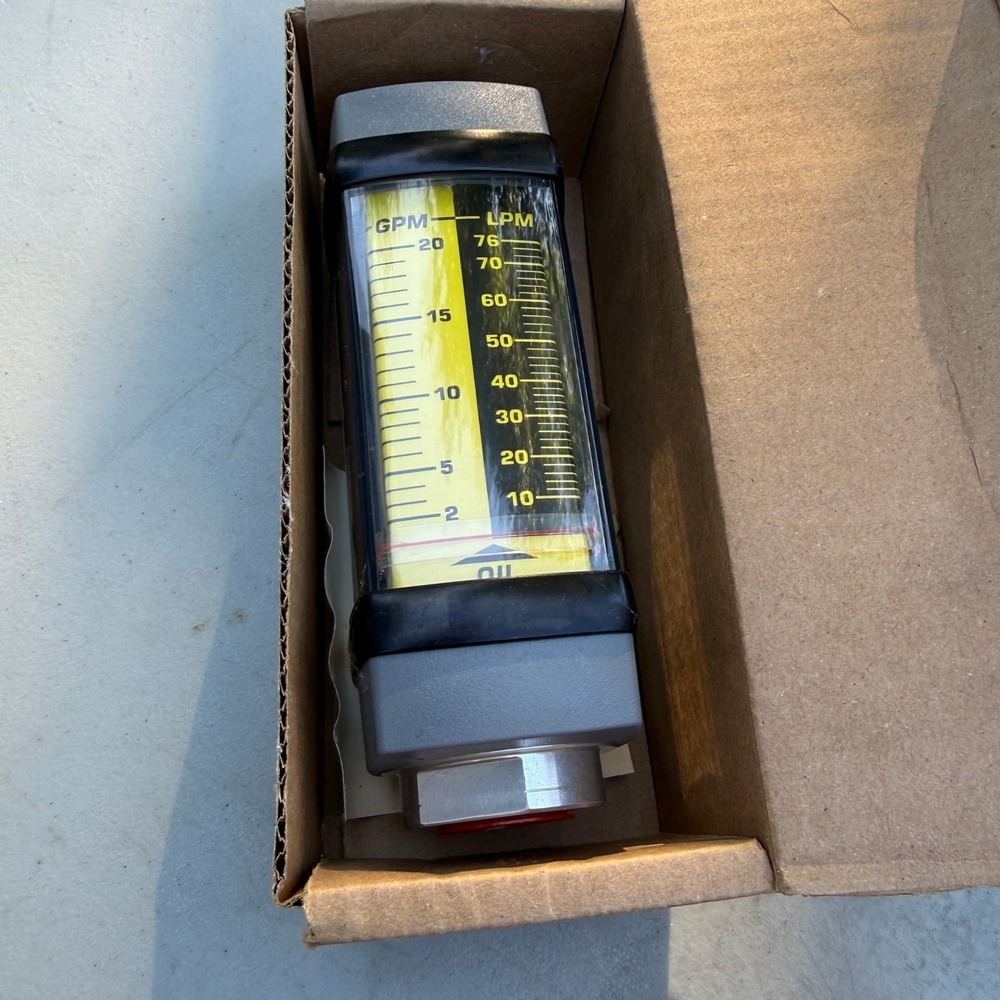 Hedland H700A-020 Flowmeter Gpm/Lpm 2.0 - 20 / 10-76 for Petroleum Fluid